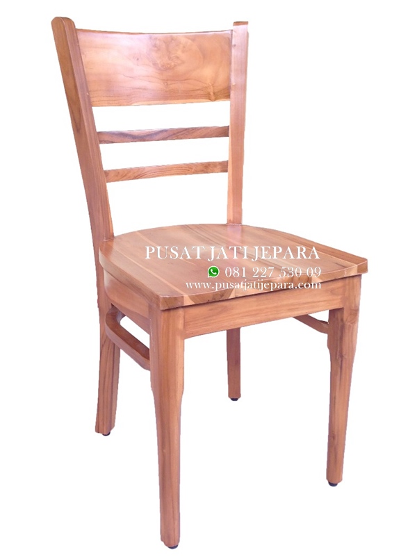 Kursi Cafe Kayu Jati Elegan Simpel